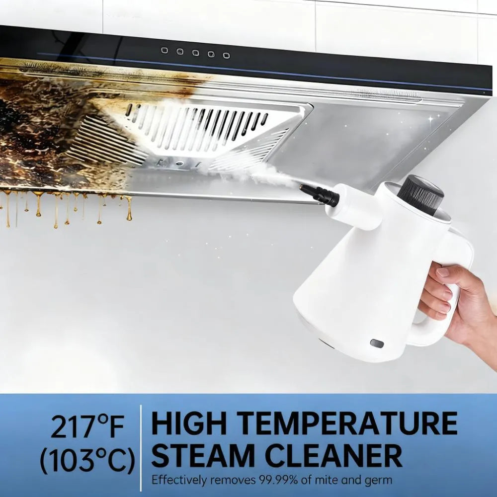 Multi-Surface Cleaner with Safety Lock: 1000W, 3.5 Bar & 7 Attachments