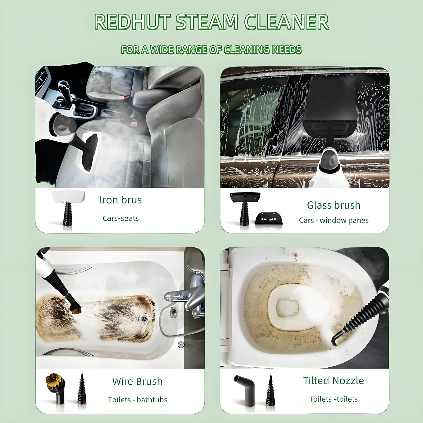 🔥$19 (was $49)🔥9-In-1 Pressurized Steamer: Deep Clean, Zero Chemicals