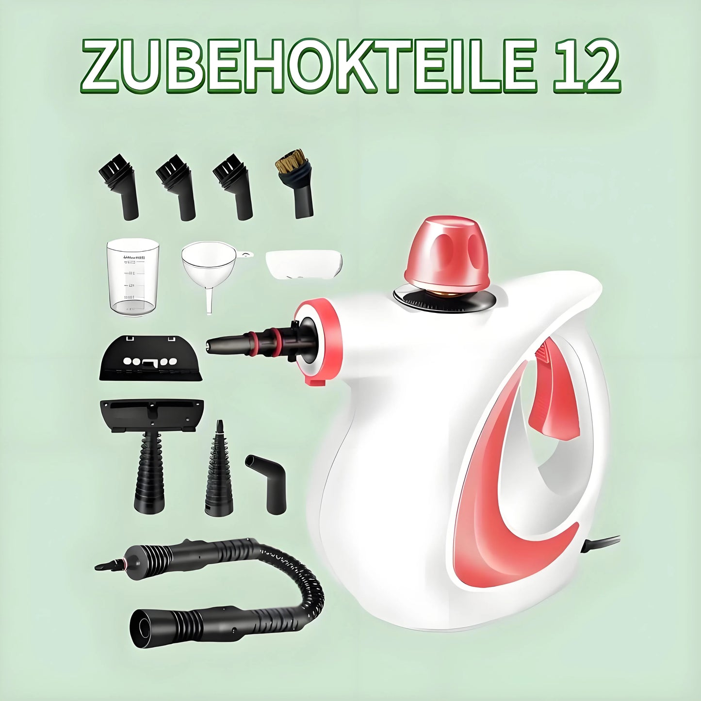 🔥$19 (was $49)🔥9-In-1 Pressurized Steamer: Deep Clean, Zero Chemicals