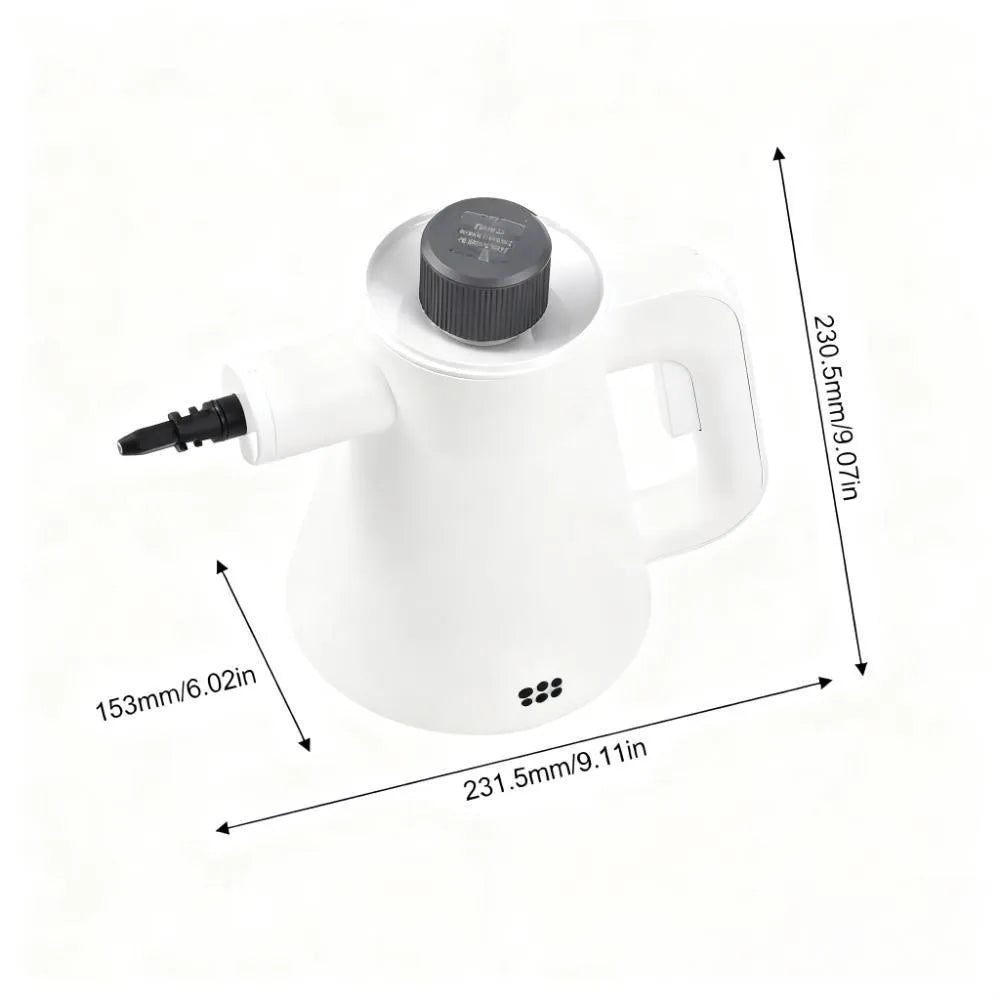 Multi-Surface Cleaner with Safety Lock: 1000W, 3.5 Bar & 7 Attachments