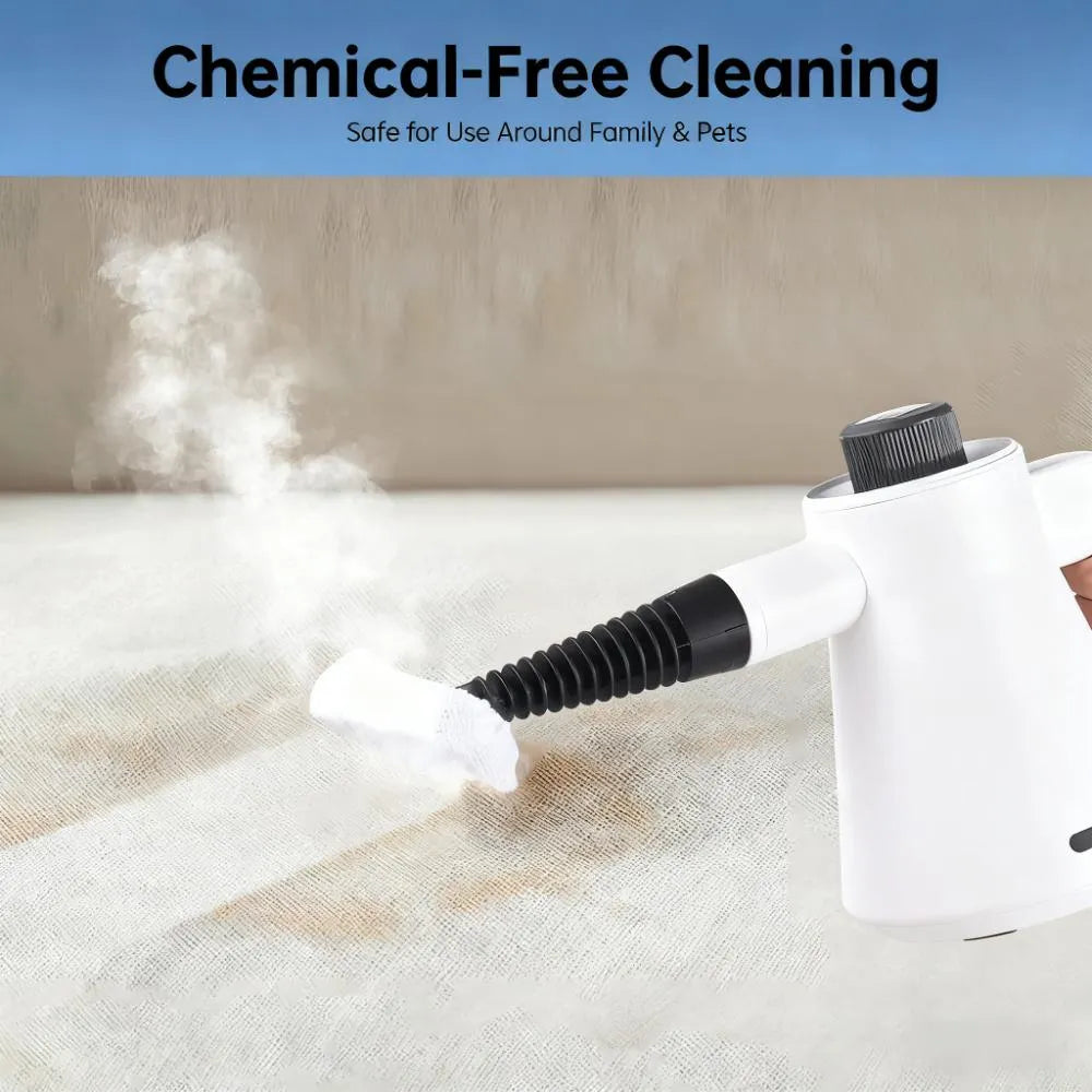 Multi-Surface Cleaner with Safety Lock: 1000W, 3.5 Bar & 7 Attachments