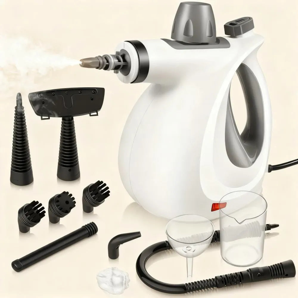 All-in-One Handheld Steam Cleaner with 12 Accessories