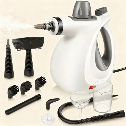 All-in-One Handheld Steam Cleaner with 12 Accessories