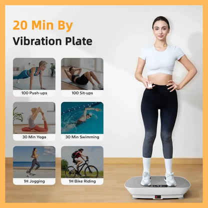 【🔥Direct Discount🔥】Easy Slim Vibration Plate Exercise Machine (Sit & Lose) + Free Gift!