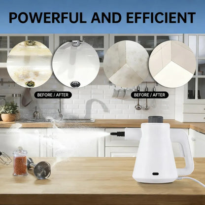 Multi-Surface Cleaner with Safety Lock: 1000W, 3.5 Bar & 7 Attachments